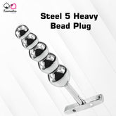 Beaded anal plug on Kaamastra ANL Plug